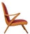 Organic Shape Rock & Roll Lounge Chair with New Red Polka Dot Upholstery, 1950s For Sale - Image 14 of 14