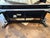Wood Drexel Heritage Custom Upholstered Dark Wood Bench For Sale - Image 7 of 12