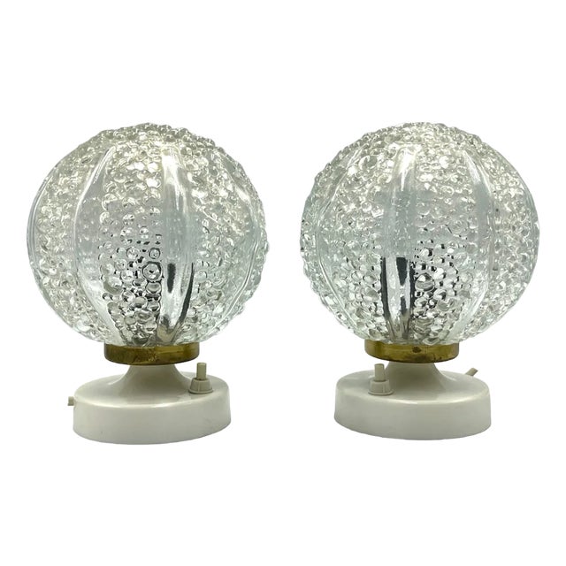 Mid-Century Bedside Table Lamps from Aro Leuchten, 1960s, Set of 2 For Sale