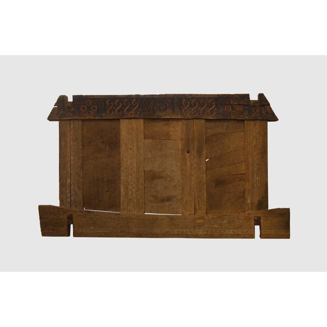 Andrianna Shamaris Ancient Hand Carved Panel For Sale - Image 4 of 5