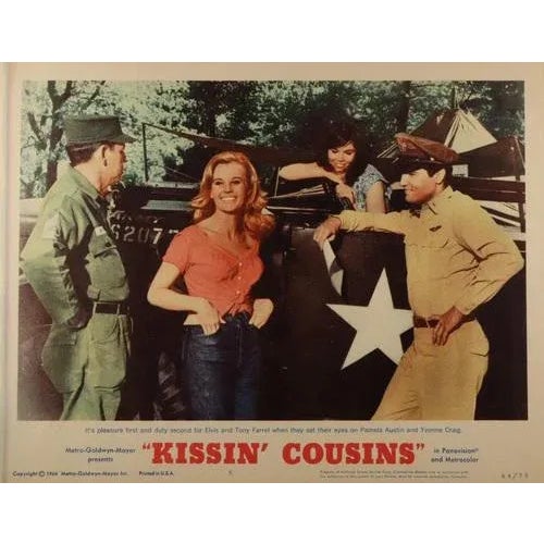 Original Lobby Card, Kissin' Cousins, USA 1964, Director: Gene Nelson, Cast: Tony Farrel, Pamela Austin, Yvonne Craig,...