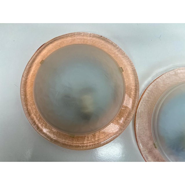 Metal Murano Glass Ceiling Light from Massive Lighting, 1980s For Sale - Image 7 of 12