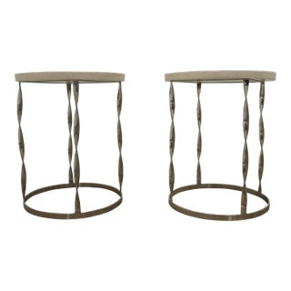 Frontgate Sirao End Tables - Set of 2 For Sale