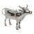 Figural Israel & Son Ltd. Sterling Silver Cow Creamer or Milk Pitcher For Sale