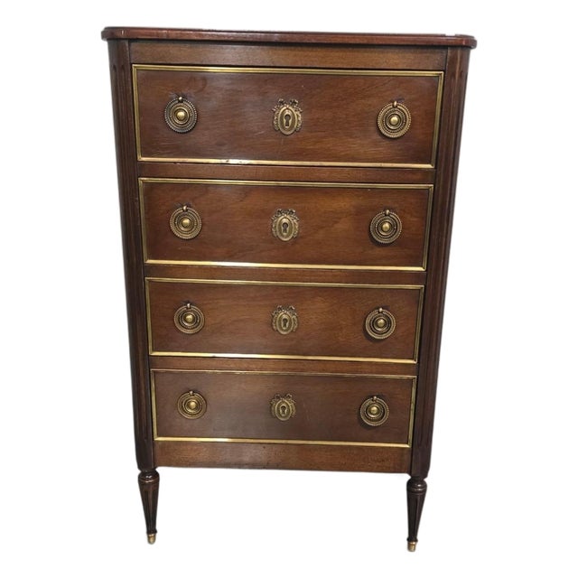 French Mahogany Chest of Drawers For Sale