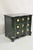 Vintage French Country Provincial Green Lacquer 3 Drawer Nightstand by Roundtree. Item features 3 dovetailed drawers,...