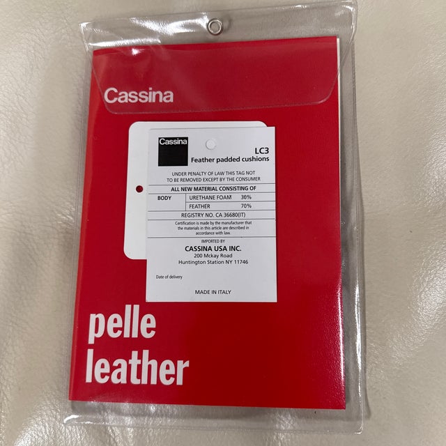 Le Corbusier, Pierre Jeanneret & Charlotte Perriand for Cassina Lc3 Grand Confort Leather Armchair For Sale - Image 12 of 12