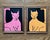 Pair of Original Cat Paintings by Max and Alma For Sale In Denver - Image 6 of 8