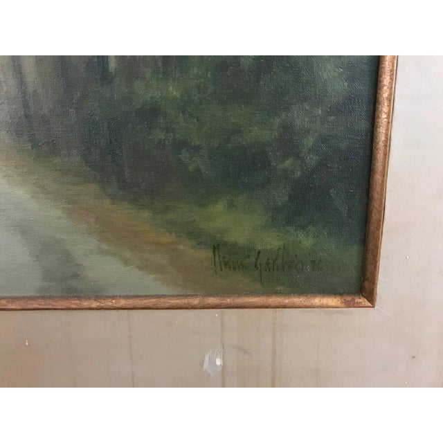 Realism Henri Gadbois Naturalistic Texas Road Landscape 1970s For Sale - Image 3 of 6