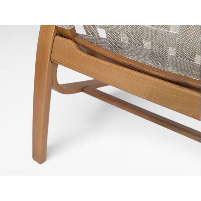Sculptural Bentwood Lounge Chair by Jan Vaněk for Up Zavody, 1930s For Sale - Image 17 of 18