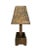 Asian 1940s Copper Clad Lamp and Shade For Sale - Image 3 of 5