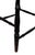 Vintage Windsor Style Spindle-Back Dining Chairs in Black Oak, 1960, Set of 6 For Sale - Image 9 of 12