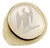 Vintage White Chalcedony Eagle Intaglio 14k Gold Signet Ring, Size 8.5 For Sale