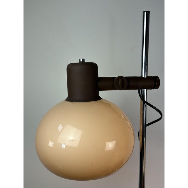 Brown Space Age Floor Lamp, 1970s For Sale - Image 8 of 12
