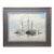 Vintage Original Jack Richard Wemp 'sailboats Boats in Mystic Harbor' Painting For Sale