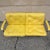Mid-Century Modern Vintage Homecrest Mid Century Modern Wire Metal Sofa W/ Yellow Vinyl Cushions For Sale - Image 3 of 18