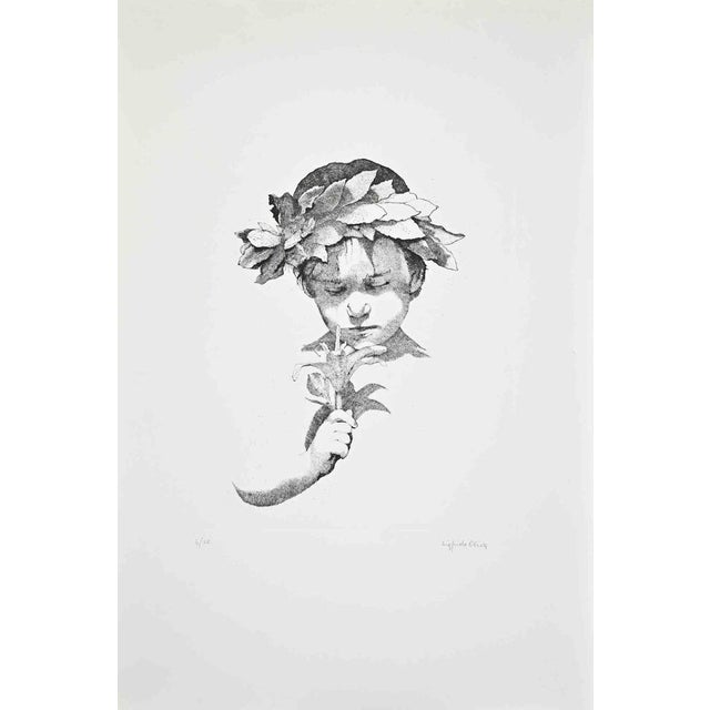 Etching realized by Sigfrido Oliva in 1980s. Hand signed and numbered in pencil. Edition of 50. Very good condition. This...