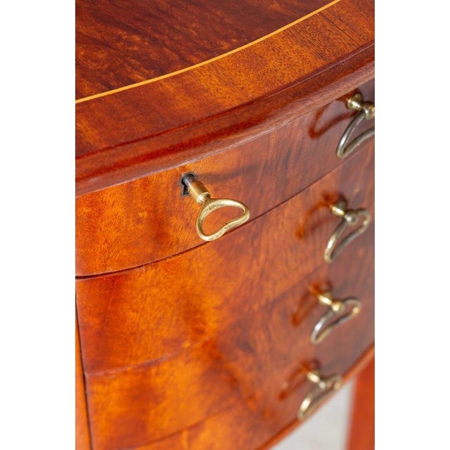 Swedish Modern Organic Desk in Mahogany, 1940s For Sale - Image 9 of 15