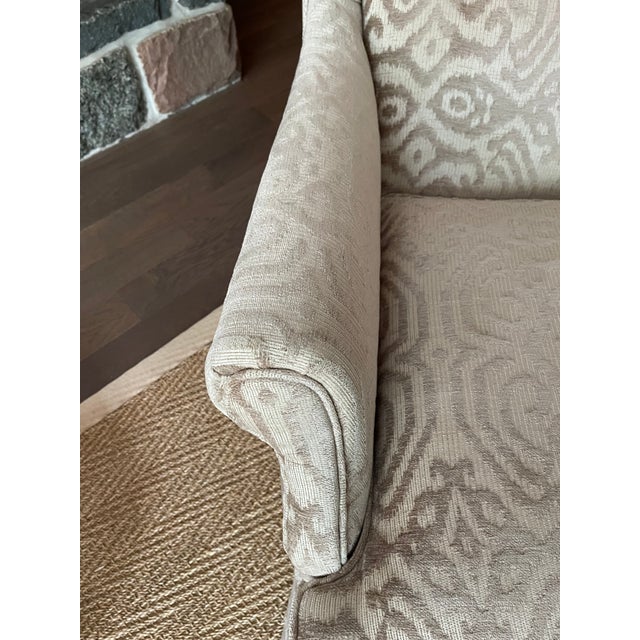 Striking Mid-Century Wingback Chair For Sale In Detroit - Image 6 of 13