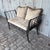 Swaim 1990s Swaim Attributed Regency Style Heavy Iron Upholstered Window Bench For Sale - Image 4 of 13