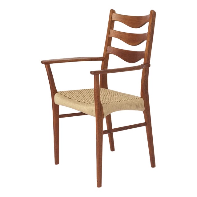 Vintage Teak Armchair by Arne Wahl Iversen, Denmark, 1960s For Sale