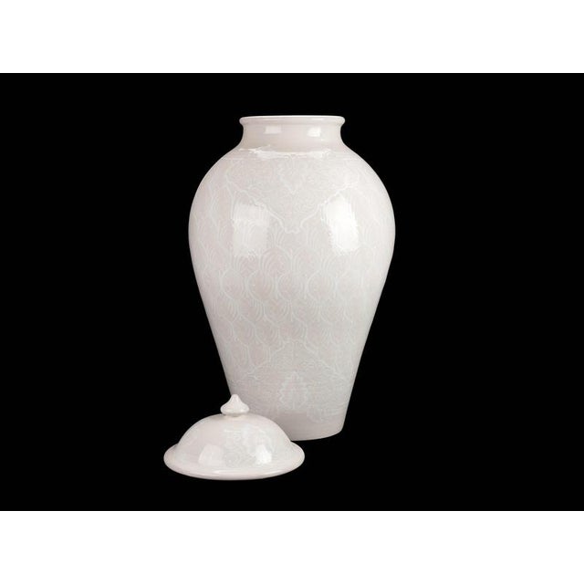 White Lace Heritage Vase by Deblona For Sale - Image 4 of 8