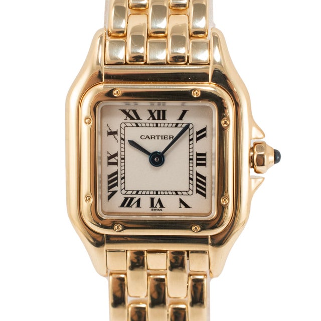 Brand: Cartier Gender: Ladies Metal Type: 18K Yellow Gold Length: 6.25 inches Width: 22.00 mm Weight: 65.22 grams Cartier...