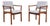 Mid-Century Modern Danish Chairs, 1970s, Set of 2 For Sale