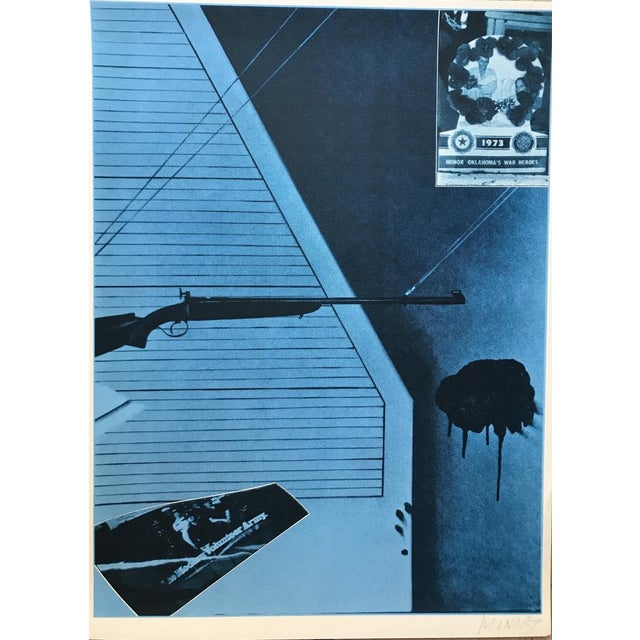 Jacques Monory, Usa Rifle, 1976, Serigraph For Sale - Image 3 of 3
