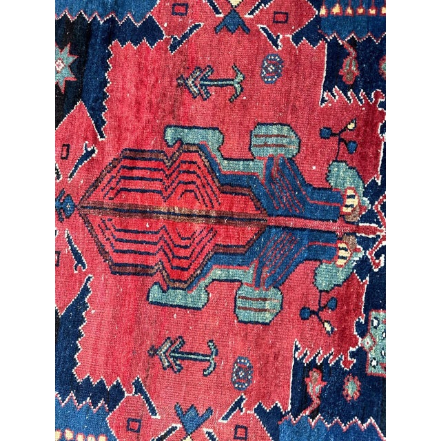 Vintage Hamadan Rug, 1890s For Sale - Image 5 of 18