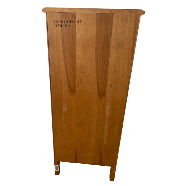 Vintage Ethan Allen Lingerie Dresser French Country Seven Drawers Solid Maple For Sale - Image 11 of 11