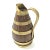 Antique French oak and brass miniature wine keg with handle. Marked "Géraud-Fafitie, Milleur Olvrier De France, 1933" on...