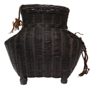 Chinese Petite Gathering Basket, C. 1940