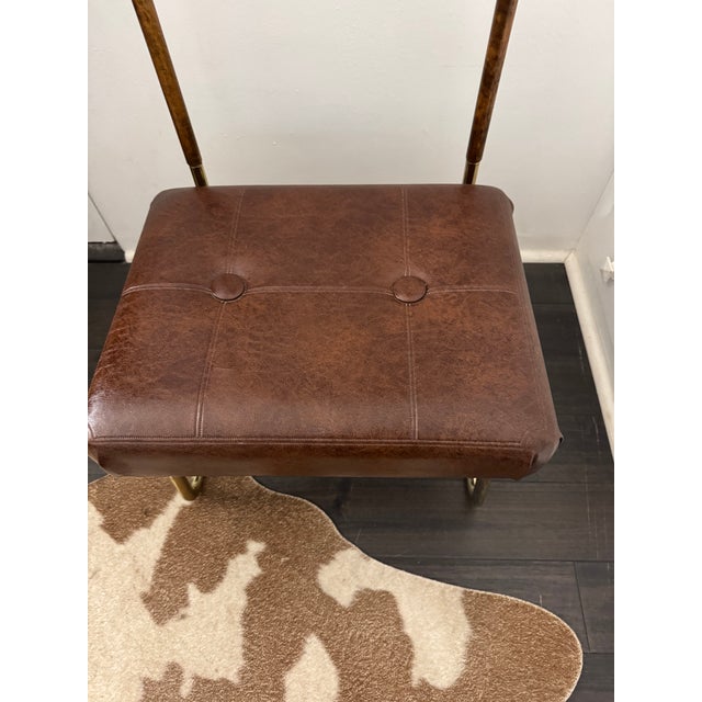 Mid-Century Modern Vintage Pearl Quick “Val-O-Seat” Stand/Chair For Sale - Image 3 of 9