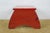 Mid 20th Century Vintage Wooden Red Painted Step Stool Footstool Ottoman 12" For Sale - Image 5 of 11