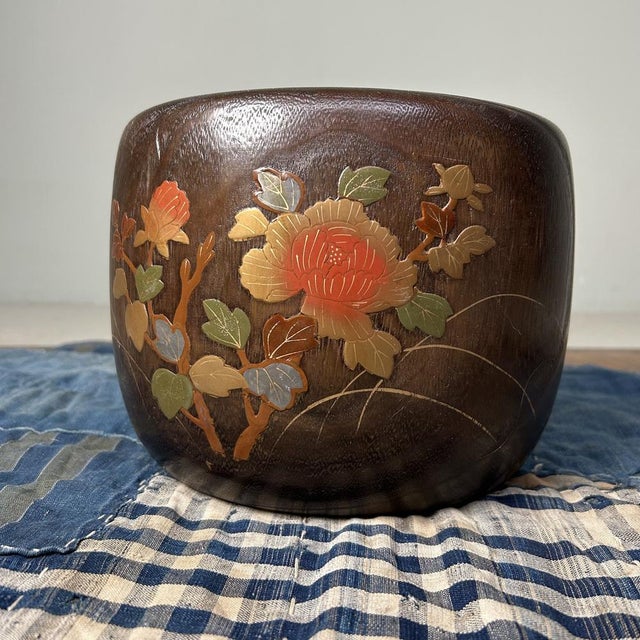 Vintage Japanese Maki-E Hibachi Fire Pot, 1950s For Sale - Image 10 of 10