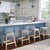 Evoking images of sidewalk tables in the Cote d'Azur, counter stools like this will give your kitchen, dining area, or...