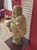 Asian Large Vintage Hand-Carved Green Soapstone Laughing Buddha Statue For Sale - Image 3 of 8