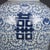 Ceramic Vintage Chinese Blue & White "Double Happiness" Ginger Jar With Lid For Sale - Image 7 of 9
