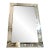 Glass Elegant Italian-Style Rectangular Wall Mirror With Hand-Carved Venetian Frame For Sale - Image 7 of 7
