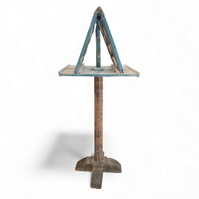 A rare and elegant 18th-century French tall book stand originating from Alsace, a region known for its distinctive blend...