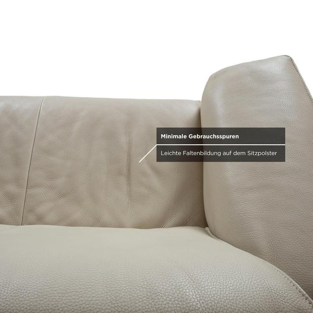 JR 2700 2-Seater Sofas in Cream Leather from Jori, Set of 2 For Sale - Image 9 of 16