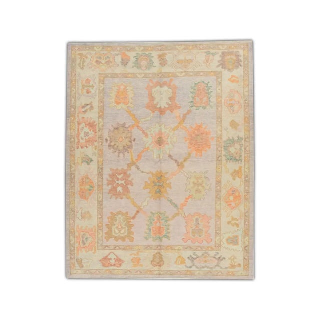 Modern Turkish Oushak Rug 5'5" x 6'10" For Sale In Houston - Image 6 of 6