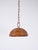 Wonderful midcentury bamboo, rattan circular pendant in French Riviera style, produced in Italy during the 1960s. The...