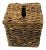 Vintage Seagrass Tissue Box Cover For Sale