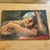Figurative Vintage Mid-Century Figurative Oil Painting on Board | Woman in Thought For Sale - Image 3 of 7