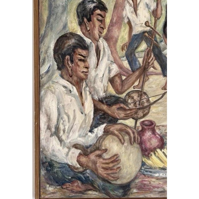 Add timeless character and cultural artistry to your space with this original oil painting, “Cambodian Dancers,” by MJ...