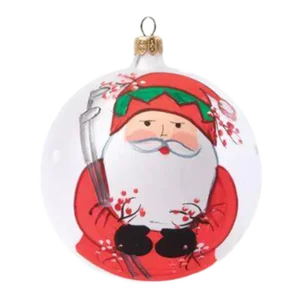 Old St. Nick Golfing Ornament