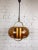 Vintage Pendant Lamp in Smoked Brown Acrylic, 1970s For Sale - Image 4 of 11