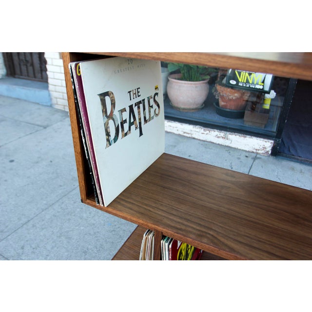 Modern Bookcase/Vinyl Record Holder Chairish